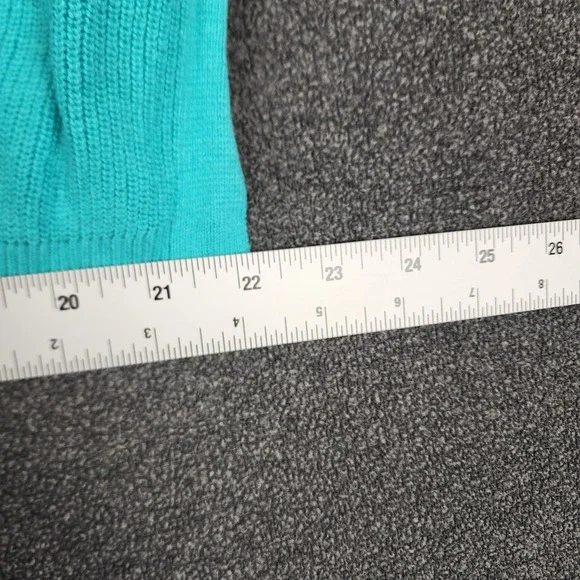 Soft Surroundings Tie Dye V Neck Sweater Aqua‎ Lavender Cotton Size S - Picture 4 of 10